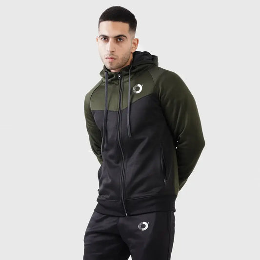 Oactiv Premium Tracksuit Olive/Black