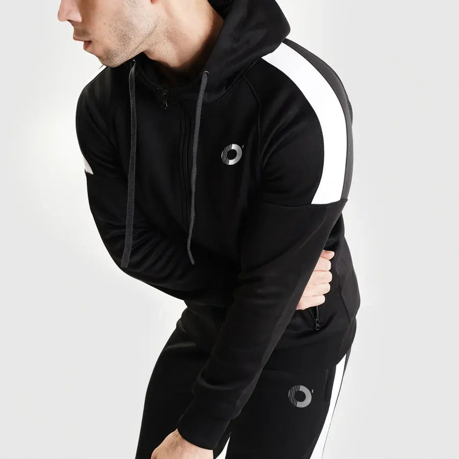 Oactiv Premium Tracksuit Black/White